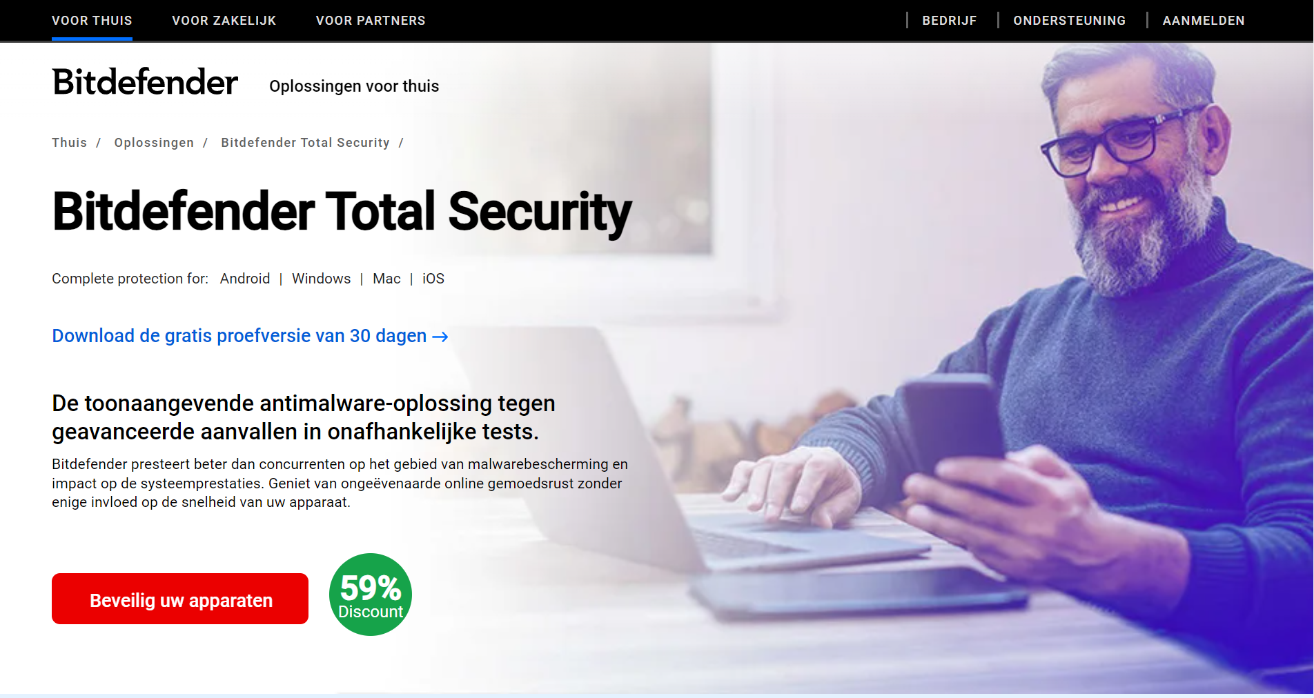 Bitdefender Total Security gratis proberen